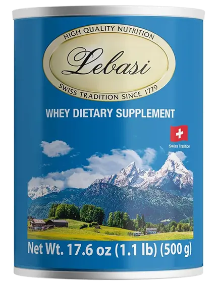Lebasi Swiss Whey product — 500g tin